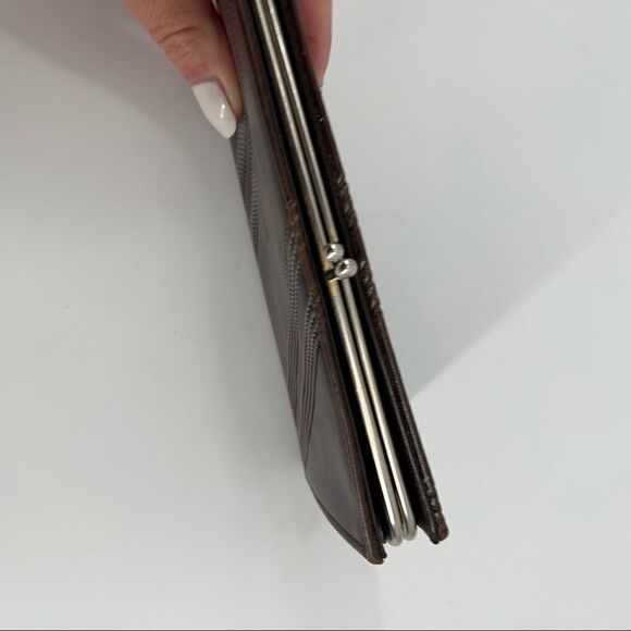 Vintage brown wallet 80s - Picture 4 of 7